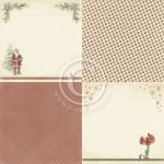 PD9904 Papier jednostronny- Christmas Wishes - 6x6-December birds