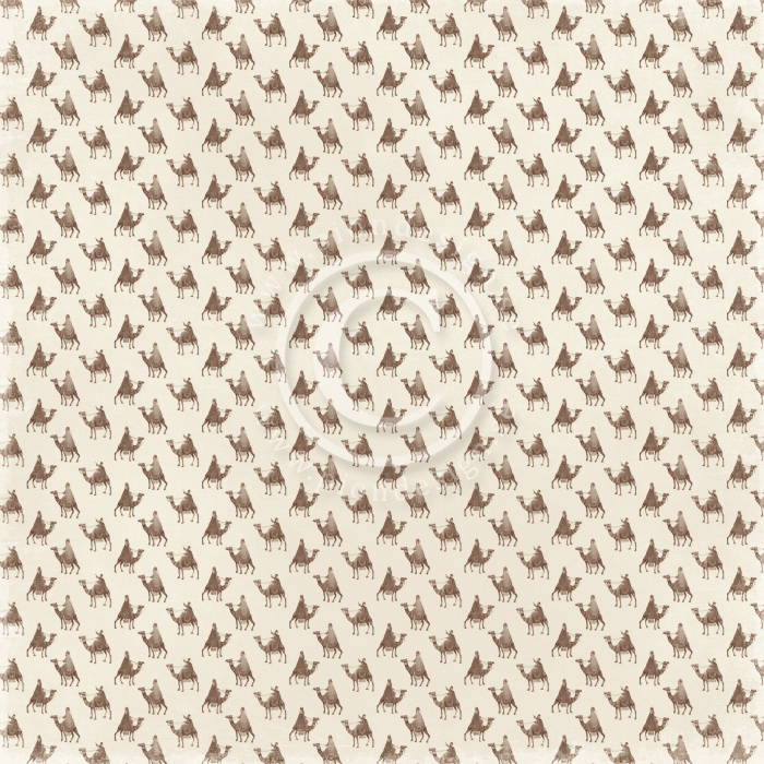 PD9411 Papier dwustronny 30,5x30,5cm-Long ago in Bethlehem-Borders