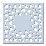 SDST0045 Maska Sweet Dixie - Confetti Hearts 