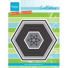 CR1444 Wykrojniki Craftable - sześciokąty