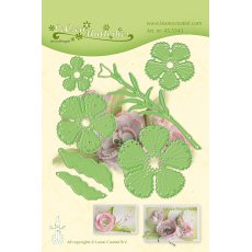 45.5343 Wykrojniki Leane Creatief - kwiatek goździk