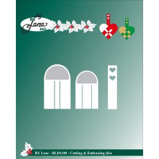 BLD1108 Wykrojniki By Lene -ozdoby serca