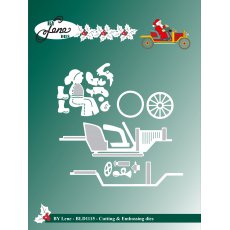 BLD1115 Wykrojniki By Lene - Św.Mikołaj 