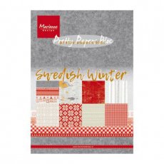 PK9159 Zestaw papierów A5 Marianne Design- Swedish Winter