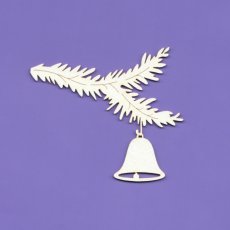 585 TEKTURKA CraftyMoly- GAŁĄZKA Z DZWONECZKIEM G5