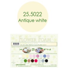25.5022 Pianka do wykonywania kwiatków -Antique White-antyczny biały -arkusz A4