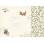 PD20001 Papier dwustronny 30,5x30,5cm -Let`s be Jolly- Santa Claus is coming