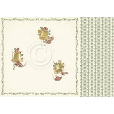 PD20004 Papier dwustronny 30,5x30,5cm -Let`s be Jolly-  bells are ringing
