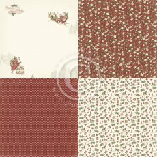 PD21001 Papier jednostronny 6x6'' -Let`s be Jolly-  Santa Claus is coming