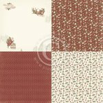 PD21001 Papier jednostronny 6x6'' -Let`s be Jolly-  Santa Claus is coming