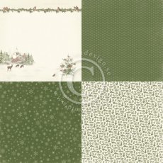 PD21002 Papier jednostronny 6x6'' -Let`s be Jolly-  winter wonderland