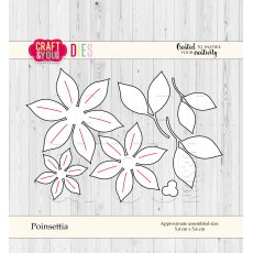 CW055 Wykrojnik  -Poinsettia- poinsencja Craft&You Design