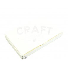 ID-2007 Pudełko na kartę podarunkową / wizytówki ecru pełne - GoatBox