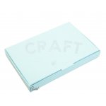 ID-2009 Pudełko na kartę podarunkową / wizytówki błękitne pełne - GoatBox