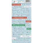 p13-193  Arkusz naklejek Biegun Północny 01, 10,5 x 23cm