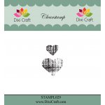 STAMPL029 Stemple DixiCraft - serduszka