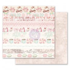 PM993504 Papier dwustronny metaliczny 30,5x30,5cm - Santa Baby- Let it Snow