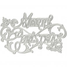 11755 Wykrojnik napisy "Merry Christmas" - 1szt
