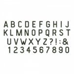 663111 Wykrojnik Bigz L - Alphabet Die -Letterboard