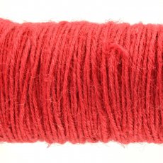 3908-033 Sznurek jutowy 2mm x100m - czerwony
