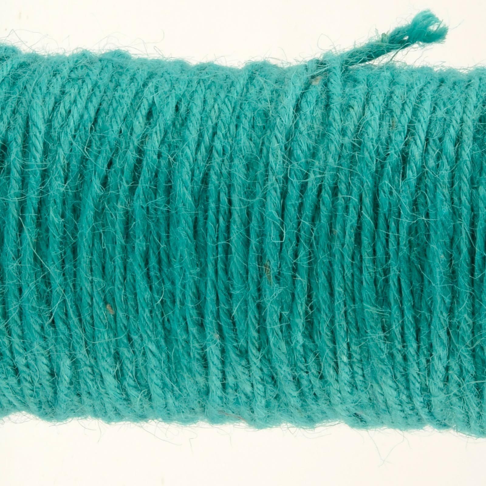 3908-040 Sznurek jutowy 2mm x100m - aqua