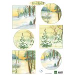IT606 Arkusz A4 -Marianne Design - Tiny's winter wood