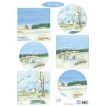IT607 Arkusz A4 -Marianne Design - Tiny's winter village