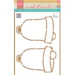 PS8019 Maska - Marianne Design - świąteczne dzwonki