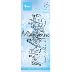 TC0869 Stemple silikonowe Marianne- bałwanki