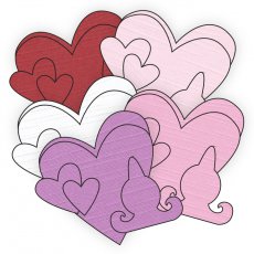 JBFC10001 Kartki serduszka Jabbertje 10szt.