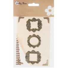 354190-021 Metalowe ramki i narożniki -zestaw