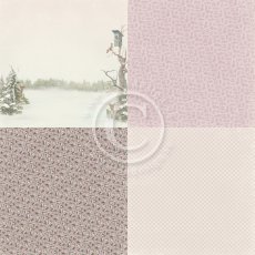 PD23003 Papier jednostronny 6x6'' -Winter Wonderland-Winter morning