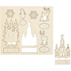 57883 Zestaw elementów do złożenia 3D - kościół