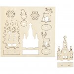 57883 Zestaw elementów do złożenia 3D - kościół