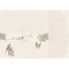 PD22002 Papier dwustronny 30,5x30,5cm -Winter Wonderland-Winter fun