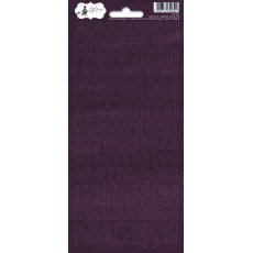 p13-404 Arkusz naklejek z literkami New moon 02, 10,5x23cm