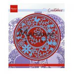 LR0574 Wykrojniki Creatable-okrągła ramka z kwiatami