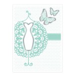 S-SL-CEF-SWL Folder do embossingu i wykrojnik Sew Lovely -Sewn with Love