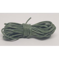 51545-4 Bawełniany sznurek woskowany gr. 2mm - 5m -CIEMNA ZIELEŃ