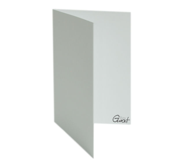 ID-16 Karta A6 rozkładana biała GoatBox