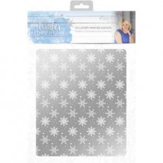 S-WW-ACETATE Zestaw folii A4- Winter Wonderland - Luxury Printed Acetate