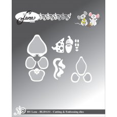 BLD1131 Wykrojniki By Lene - myszy