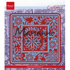 LR0577 Wykrojniki Creatable- kwadratowa ramka z listkami
