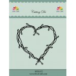 MDL032 Wykrojnik Dixi Craft - serce z gałęzi