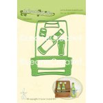 45.5602 Wykrojnik Leane Creatief - skrzynka z butelkami