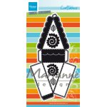 CR1462 Wykrojniki Craftable -Cake- pudełko kawałek ciasta