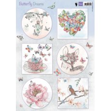 EWK1267 Arkusz A4 -Marianne Design - Butterfly Dreams