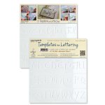 95.5565 Maski/Szablony 2szt- Leane Creatief - alfabet i cyfry #2