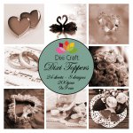 ET0234 Zestaw papierów Dixi Craft- toppers 9x9cm