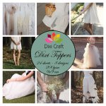 ETL023 Zestaw papierów Dixi Craft- toppers 9x9cm